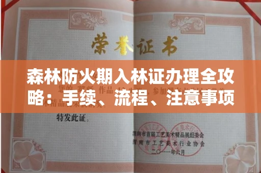 呼和浩特森林防火期入林证办理全攻略：手续、流程、注意事项一网打尽