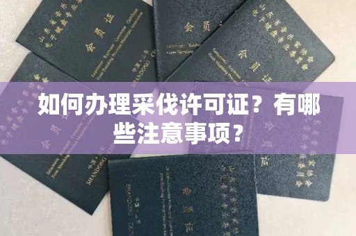 呼和浩特如何办理采伐许可证?有哪些注意事项?